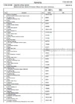 Photo 4 - Toyota 7FBRE12-1C 7FBRE12-2C 7FBRE12-3C Spare Parts Catalogue Reach Truck 217061 SN709569-