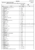 Photo 4 - Toyota 7FBRE12-1C 7FBRE12-2C 7FBRE12-3C Spare Parts Catalogue Reach Truck 217061 SN709569-