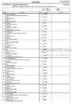 Photo 4 - Toyota 7FBRE12-1C 7FBRE12-2C 7FBRE12-3C Spare Parts Catalogue Reach Truck 218898 SN715720-