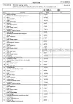 Photo 4 - Toyota 7FBRE12-1C 7FBRE12-2C 7FBRE12-3C Spare Parts Catalogue Reach Truck 220355 SN725406-