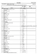 Photo 4 - Toyota 7FBRE12-1C 7FBRE12-2C 7FBRE12-3C Spare Parts Catalogue Reach Truck 222704 SN743654-