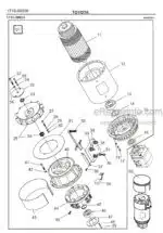 Photo 2 - Toyota 7FBRE12-1C 7FBRE12-2C 7FBRE12-3C Spare Parts Catalogue Reach Truck 228607 SN930971-