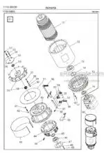 Photo 2 - Toyota 7FBRE12N-1C 7FBRE12N-2C 7FBRE12N-3C Spare Parts Catalogue Reach Truck 243328 SN964843-