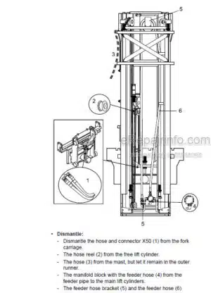 Photo 12 - Toyota 7FBRE12 To 7FBRE25C Master Service Manual Reach Truck 201004-040 SN423260-