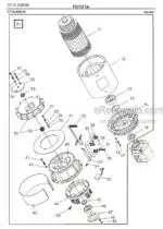 Photo 2 - Toyota 7FBRE14-1C 7FBRE14-2C 7FBRE14-3C Spare Parts Catalogue Reach Truck 214803 SN598439-