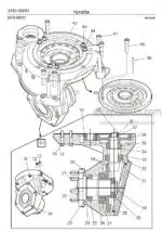 Photo 2 - Toyota 7FBRE14-1C 7FBRE14-2C 7FBRE14-3C Spare Parts Catalogue Reach Truck 217064 SN709569-