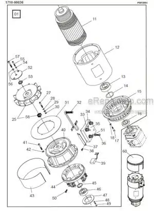 Photo 5 - Toyota 7FBRE14-1C 7FBRE14-2C 7FBRE14-3C Spare Parts Catalogue Reach Truck 222705 SN743654-