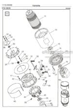 Photo 2 - Toyota 7FBRE14-1C 7FBRE14-2C 7FBRE14-3C Spare Parts Catalogue Reach Truck 243329 SN964843-