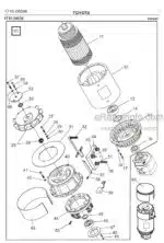 Photo 2 - Toyota 7FBRE14-1C 7FBRE14-2C 7FBRE14-3C Spare Parts Catalogue Reach Truck 243329 SN964843-