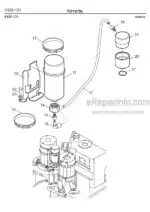 Photo 2 - Toyota 7FBRE14-1C 7FBRE14-2C 7FBRE14-3C Spare Parts Catalogue Reach Truck 210108 SN564300-