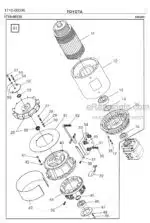 Photo 2 - Toyota 7FBRE14-1C 7FBRE14-2C 7FBRE14-3C Spare Parts Catalogue Reach Truck 211717 SN577200-