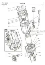 Photo 2 - Toyota 7FBRE16-1C 7FBRE16-2C 7FBRE16-3C Spare Parts Catalogue Reach Truck 214777 SN598439-