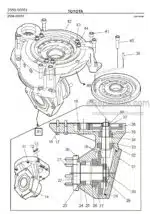 Photo 2 - Toyota 7FBRE16-1C 7FBRE16-2C 7FBRE16-3C Spare Parts Catalogue Reach Truck 217074 SN709569-