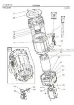 Photo 2 - Toyota 7FBRE16-1C 7FBRE16-2C 7FBRE16-3C Spare Parts Catalogue Reach Truck 226544 SN911801-