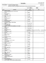 Photo 4 - Toyota 7FBRE16-1C 7FBRE16-2C 7FBRE16-3C Spare Parts Catalogue Reach Truck 226544 SN911801-