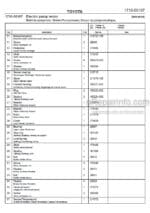 Photo 4 - Toyota 7FBRE16-1C 7FBRE16-2C 7FBRE16-3C Spare Parts Catalogue Reach Truck 237860 SN944801-