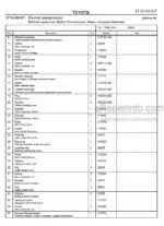 Photo 4 - Toyota 7FBRE16CC-1 7FBRE16CC-2 7FBRE16CC-3 Spare Parts Catalogue Reach Truck 220360 SN725406-