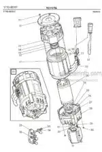 Photo 2 - Toyota 7FBRE16CC-1 7FBRE16CC-2 7FBRE16CC-3 Spare Parts Catalogue Reach Truck 222707 SN743654-