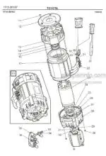 Photo 2 - Toyota 7FBRE16CC-1 7FBRE16CC-2 7FBRE16CC-3 Spare Parts Catalogue Reach Truck 226547 SN911801-