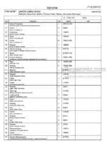 Photo 4 - Toyota 7FBRE16CC-1 7FBRE16CC-2 7FBRE16CC-3 Spare Parts Catalogue Reach Truck 237863 SN944801-