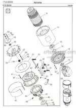 Photo 2 - Toyota 7FBRE16N-1C 7FBRE16N-2C 7FBRE16N-3C Spare Parts Catalogue Reach Truck 237859 SN944801-