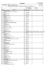 Photo 4 - Toyota 7FBRE16N-1C 7FBRE16N-2C 7FBRE16N-3C Spare Parts Catalogue Reach Truck 243330 SN964843-