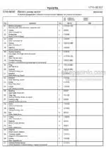 Photo 4 - Toyota 7FBRE20-1C 7FBRE20-2C Spare Parts Catalogue Reach Truck 226545 SN911801-
