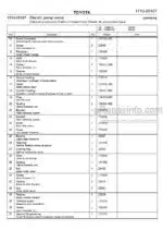Photo 4 - Toyota 7FBRE20-1C 7FBRE20-2C Spare Parts Catalogue Reach Truck 228618 SN930971-