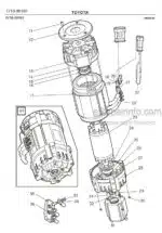 Photo 2 - Toyota 7FBRE20-1C 7FBRE20-2C Spare Parts Catalogue Reach Truck 237861 SN944801-