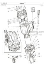 Photo 2 - Toyota 7FBRE20-1C 7FBRE20-2C Spare Parts Catalogue Reach Truck 243332 SN964843-