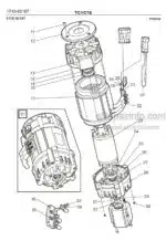 Photo 2 - Toyota 7FBRE20-1C 7FBRE20-2C Spare Parts Catalogue Reach Truck 220078 SN723011-