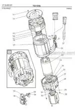 Photo 2 - Toyota 7FBRE20-1C 7FBRE20-2C Spare Parts Catalogue Reach Truck 217078 SN709569-