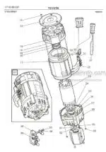 Photo 2 - Toyota 7FBRE20CC-1 7FBRE20CC-2 Spare Parts Catalogue Reach Truck 220361 SN725406-