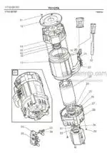 Photo 2 - Toyota 7FBRE20CC-1 7FBRE20CC-2 Spare Parts Catalogue Reach Truck 220081 SN723011-