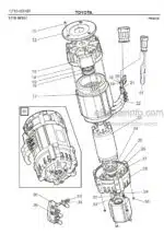 Photo 2 - Toyota 7FBRE20CC-1 7FBRE20CC-2 Spare Parts Catalogue Reach Truck 222709 SN743653-