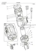 Photo 2 - Toyota 7FBRE20CC-1 7FBRE20CC-2 Spare Parts Catalogue Reach Truck 226548 SN911801-