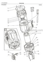Photo 2 - Toyota 7FBRE20CC-1 7FBRE20CC-2 Spare Parts Catalogue Reach Truck 228619 SN930971-