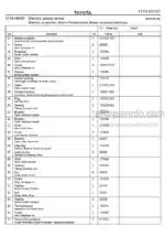 Photo 4 - Toyota 7FBRE20CC-1 7FBRE20CC-2 Spare Parts Catalogue Reach Truck 228619 SN930971-