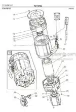 Photo 2 - Toyota 7FBRE20CC-1 7FBRE20CC-2 Spare Parts Catalogue Reach Truck 237864 SN944801-