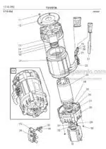 Photo 2 - Toyota 7FBRE25-1C 7FBRE25-2C Spare Parts Catalogue Reach Truck 210111 SN564300-