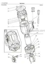 Photo 2 - Toyota 7FBRE25-1C 7FBRE25-2C Spare Parts Catalogue Reach Truck 220359 SN725406-