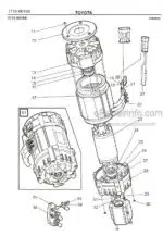 Photo 2 - Toyota 7FBRE25-1C 7FBRE25-2C Spare Parts Catalogue Reach Truck 221154 SN743654-