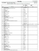 Photo 4 - Toyota 7FBRE25-1C 7FBRE25-2C Spare Parts Catalogue Reach Truck 221154 SN743654-