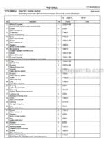 Photo 4 - Toyota 7FBRE25-1C 7FBRE25-2C Spare Parts Catalogue Reach Truck 211655 SN577200-