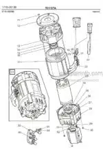 Photo 2 - Toyota 7FBRE25CC-1 7FBRE25CC-2 Spare Parts Catalogue Reach Truck 222711 SN743654-