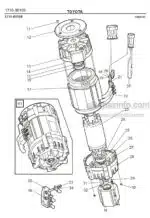 Photo 2 - Toyota 7FBRE25CC-1 7FBRE25CC-2 Spare Parts Catalogue Reach Truck 228624 SN930971-