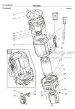 Photo 2 - Toyota 7FBRE25CC-1 7FBRE25CC-2 Spare Parts Catalogue Reach Truck 217081 SN709569-