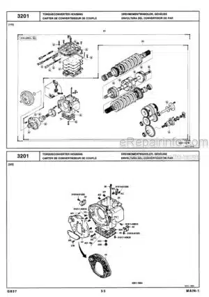 Photo 6 - Toyota 7FBEU15 7FBEU18 7FBEU20 7FBEHU18 Parts Catalog Forklift G846-1