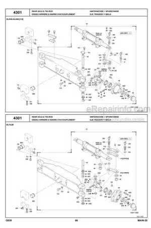 Photo 1 - Toyota 7FDU35 To 7FDAU50 Parts Catalog Forklift