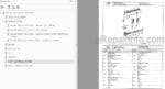 Photo 3 - Toyota 7FGCU15 7FGCU18 7FGCSU20 Parts Catalog Forklift G838-1